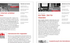 FRESH INFO +++ Referenz eco newsletter