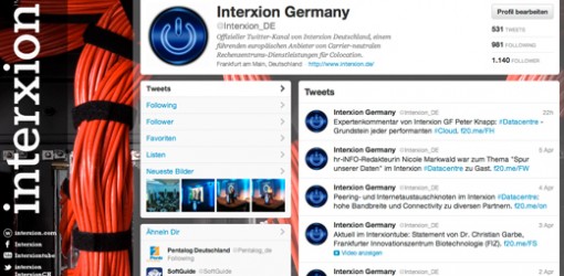 FRESH INFO +++ Referenz interxion Twitter