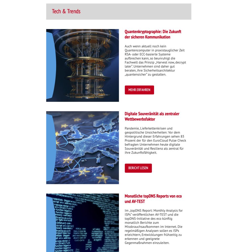 FRESH INFO +++ Konzeption eines E-Mail Newsletter-Magazins